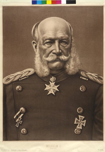 Wilhelm I cesarz niemiecki autorstwa Theodor Mayerhofer