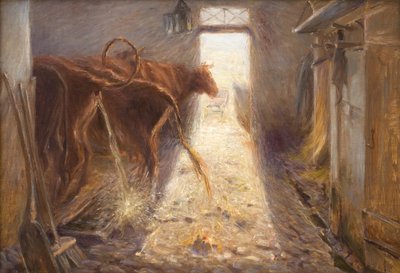 Obora na wyspie Saltholm autorstwa Theodor Philipsen