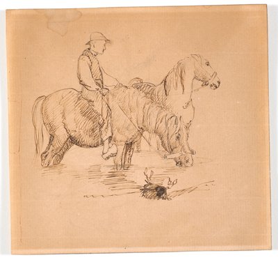Scena podlewania autorstwa Theodor Philipsen