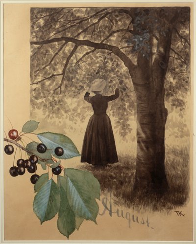 Sierpień autorstwa Theodor Kittelsen