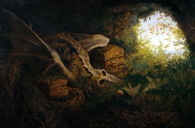 Złota klatka piersiowa autorstwa Theodor Severin Kittelsen