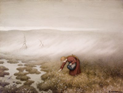 Bawełniana Trawa autorstwa Theodor Kittelsen