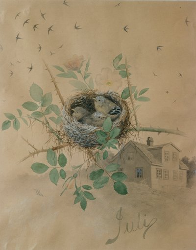 Lipiec autorstwa Theodor Kittelsen