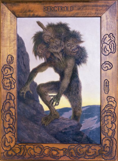 Troll górski autorstwa Theodor Kittelsen