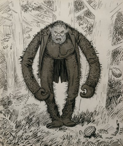 Natura spała, kiedy został stworzony autorstwa Theodor Kittelsen