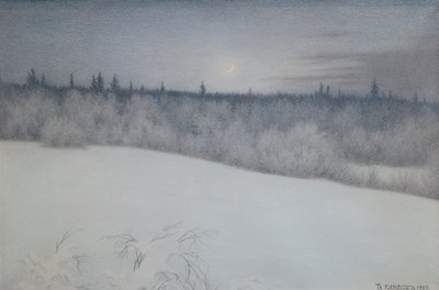 Sylwester autorstwa Theodor Kittelsen