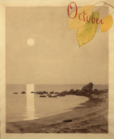 Październik autorstwa Theodor Kittelsen