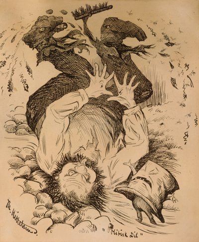 polityczny autorstwa Theodor Kittelsen