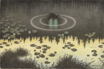Duch Wody autorstwa Theodor Kittelsen