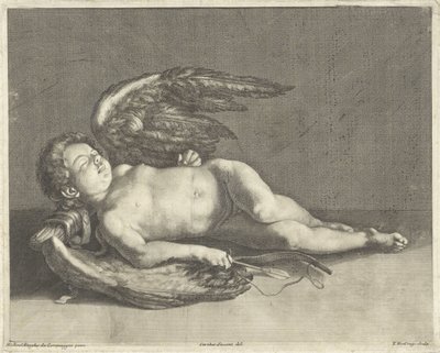 Śpiący Amor autorstwa Theodor Vercruys