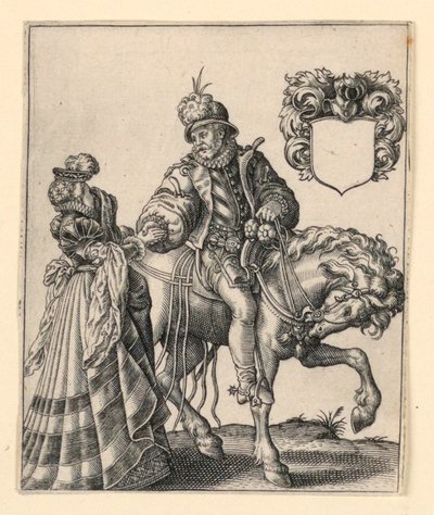 Szlachetny i Pani autorstwa Theodor de Bry