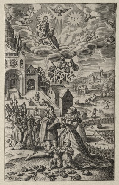 Modlitwa autorstwa Theodor de Bry