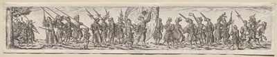 Żołnierze w Marszu autorstwa Theodor de Bry