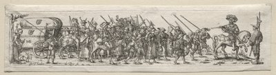 Żołnierze w Marszu autorstwa Theodor de Bry