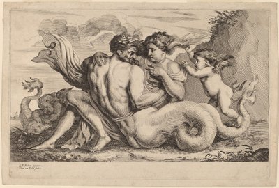 Syrena i Tryton autorstwa Theodor van Kessel after Sir Peter Paul Rubens