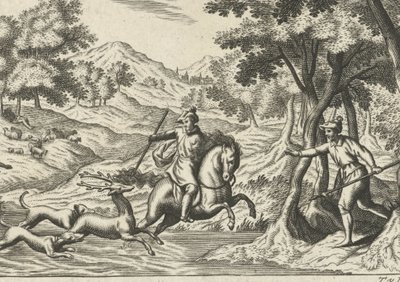 Polowanie na jelenia autorstwa Theodor van Merlen (II)