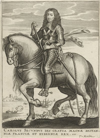 Portret Karola II, króla Anglii autorstwa Theodor van Merlen (II)