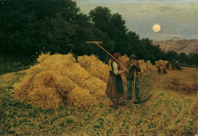 Wschód księżyca po żniwach I autorstwa Theodor von Hormann