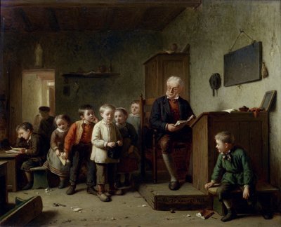 Sala lekcyjna, 1872 autorstwa Theodore Bernard de Heuvel