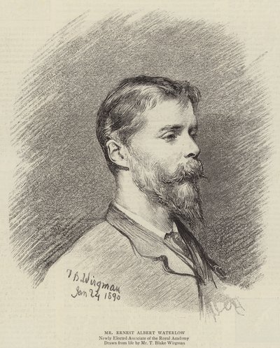 Pan Ernest Albert Waterlow (grafika) autorstwa Theodore Blake (after) Wirgman