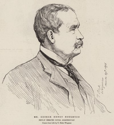 Pan George Henry Boughton autorstwa Theodore Blake Wirgman