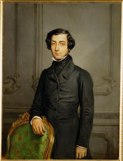 Alexis de Tocqueville, mąż stanu (obraz na płótnie) autorstwa Theodore Chasseriau