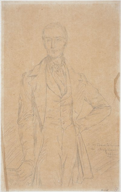 Alphonse de Lamartine autorstwa Théodore Chassériau