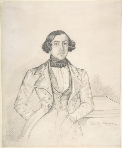 Hrabia Philibert-Oscar de Ranchicourt autorstwa Théodore Chassériau
