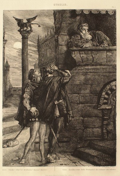 Suita Otello: nr 1 (akt I, scena 1) autorstwa Théodore Chassériau