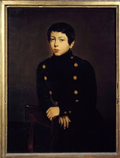 Portret Ernesta Chasseriau (1823-1870) ucznia Szkoły Morskiej w Brześciu, brata artysty Obraz Theodore Chasseriau (1819-1856) 1836 Nd. 0,92x0,73 m² autorstwa Théodore Chassériau