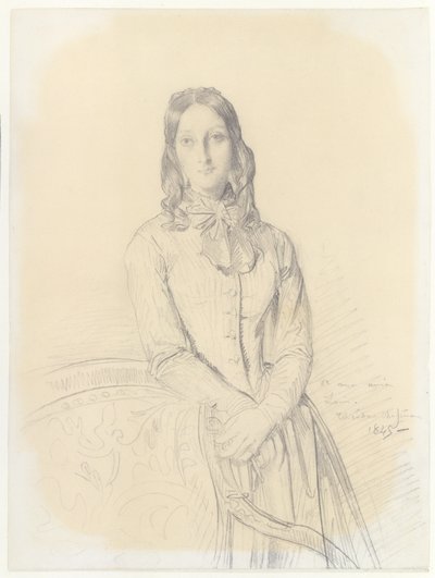 Portret pani Gabrielle Marcotte de Quivières autorstwa Théodore Chassériau