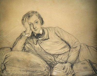 Portret Raymonda de Magnoncourt autorstwa Théodore Chassériau
