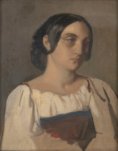 Portret Włoszki autorstwa Théodore Chassériau
