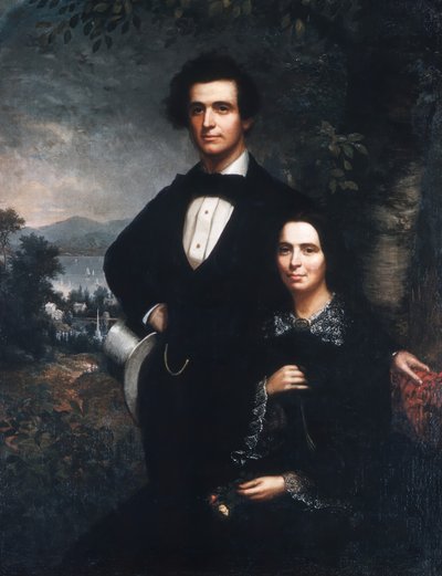 Państwo Daniel T. MacFarlan, 1858. autorstwa Theodore E. Pine