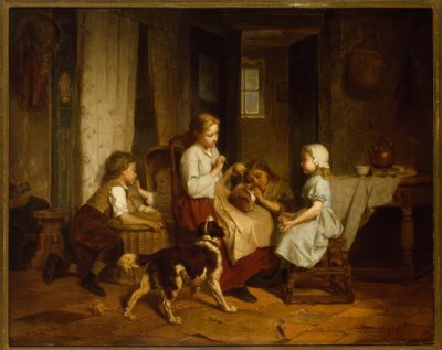 Szczęśliwa rodzina autorstwa Theodore Gerard