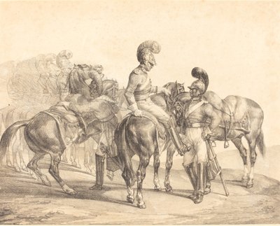 Partia Strażników Życia autorstwa Theodore Gericault