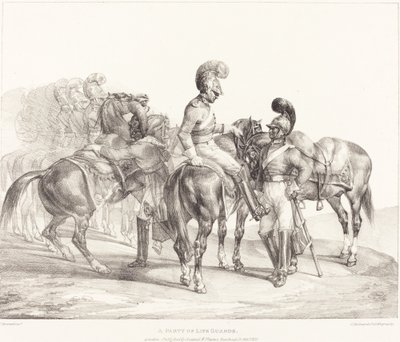 Partia Strażników Życia autorstwa Theodore Gericault