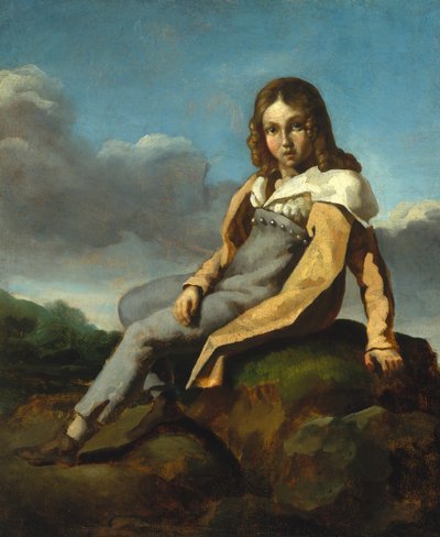 Alfred Dedreux 1810-1860 jako dziecko, ca. 1819-20. autorstwa Theodore Gericault