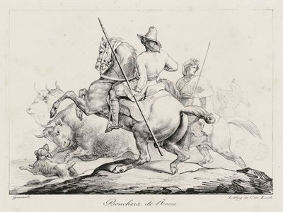 Rzymscy rzeźnicy (Roman Butchers) autorstwa Theodore Gericault