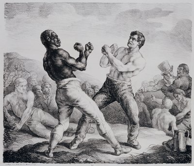 Bokserki, 1818 autorstwa Theodore Gericault
