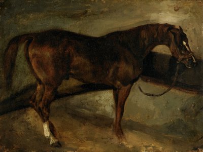 Brązowy koń autorstwa Theodore Gericault