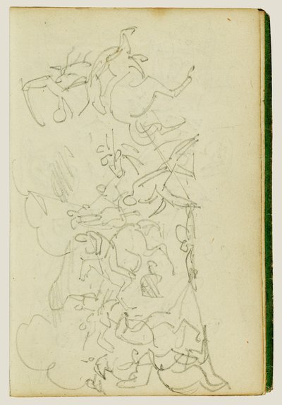 Bitwa kawalerii autorstwa Theodore Gericault