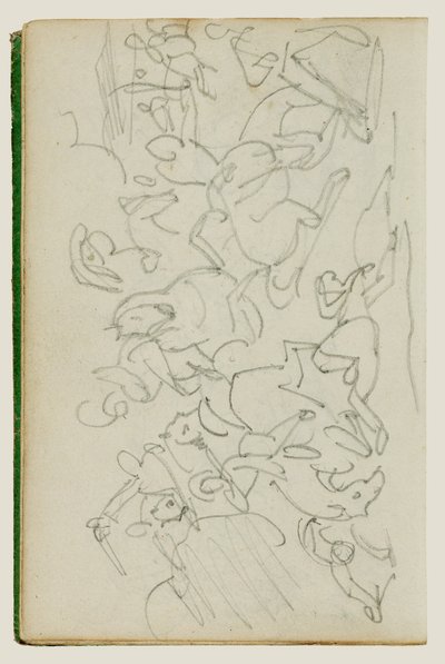 Bitwa kawalerii autorstwa Theodore Gericault