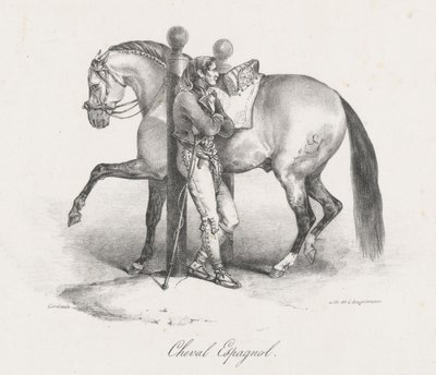 Hiszpański koń (A Spanish Horse) autorstwa Theodore Gericault