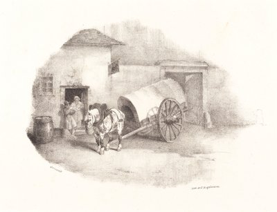 Wóz konia z Limons autorstwa Theodore Gericault