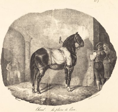 Caen zwykły koń autorstwa Theodore Gericault