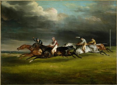 Wyścigi konne (derby 1821 w Epsom autorstwa Theodore Gericault