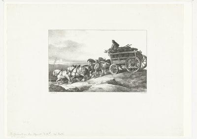 Wagon węglowy autorstwa Theodore Gericault