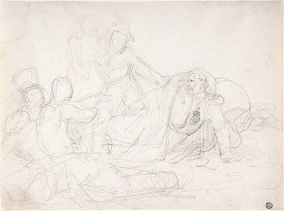 Polegli żołnierze autorstwa Theodore Gericault