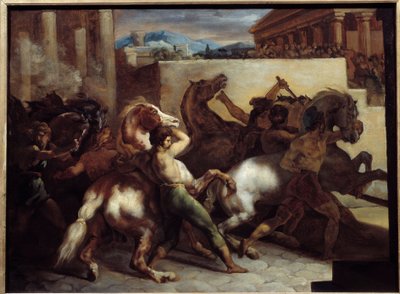 Darmowe wyścigi konne w Rzymie Obraz Theodore Gericault (1791-1824) 1817 Nd. 0,45x0,6m² autorstwa Theodore Gericault